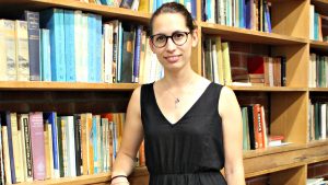 Visiting academic, Ms Valeria Pace, from the University of Cambridge, England.